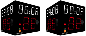 Multisport Super Pro- 4 SIDED Shot clock timer